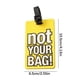 thumbnail image 2 of ¡Descuento Extra!, Etiqueta de equipaje de goma blanda de PVC con letras en inglés, etiqueta de moda para mochilas y bolsos Akmoler, 2 of 9