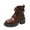 Brown, variant on SKIYLEVZ Warm Boots for Womens Winter Fashion Ankle Boots Comfortable Breathable Warm Boots with Fleece Lined Thermal Shoes Winter Footwear Casual Boots Party Outfit