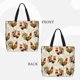 thumbnail image 2 of Easygdp Colorful Roosters Bolsa Tote para Mujer, Bolso de Hombro para Trabajo, Playa, Viajes, Compras y Supermercado, 2 of 6