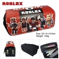 thumbnail image 4 of ROBLOX Virtual World-estuche de lona de doble capa con cremallera, estuche de lápices de gran capacidad, BILLETERA, suministros para estudiantes, regalos para niños, 4 of 4