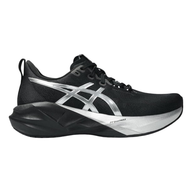 Tenis Asics Mujer Novablast 5 Platinum Negro Running negro 5 MX