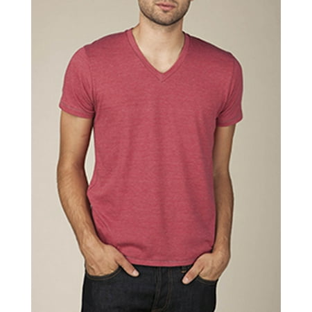 - Alternative Apparel Men's AA1933 Tee Shirt Feeder Stripe V-Neck