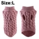 thumbnail image 1 of Suéter de cuello alto para perros, ropa de punto para cachorros de mascotas, chaleco grueso y cálido para otoño e invierno Ormromra  222324-5, 1 of 8