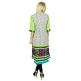 thumbnail image 6 of Bimba Women Ethnic Cotton custom Kurti Indian Traditional 3/4th Sleeve Long Blouse, 6 of 7