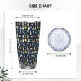 thumbnail image 4 of KLL Rocket Space Print 40oz Stainless Steel Insulated Car Cup with Spillproof Lid - Keep Your Drink Hot or Cold on the Go-Straw Two-piece Set, 4 of 8