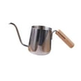 thumbnail image 4 of Cafetera de acero inoxidable 304 para lavarse las manos, hervidor de agua de 8,45 oz, boquilla de 4 mm Plata, 4 of 9