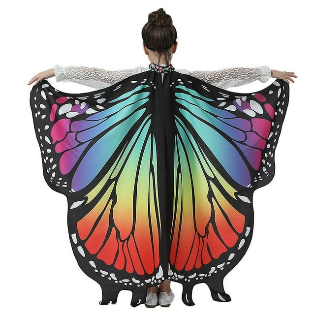 Accesorio de disfraz con forma de mantón con forma de mariposa para niños