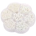 thumbnail image 1 of MesaSe 1 Boîte de Perles Blanches Imitation Bijoux pour Bracelets Colliers, 1 of 6