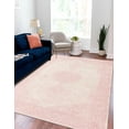 thumbnail image 5 of Unique Loom Bromley Collection Area Rug - Midnight (6' 1" x 9' Rectangle Pink/Ivory), 5 of 6