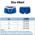 thumbnail image 2 of B91xZ Boxers pour Hommes en Coton Extensible, Gris G, 2 of 4
