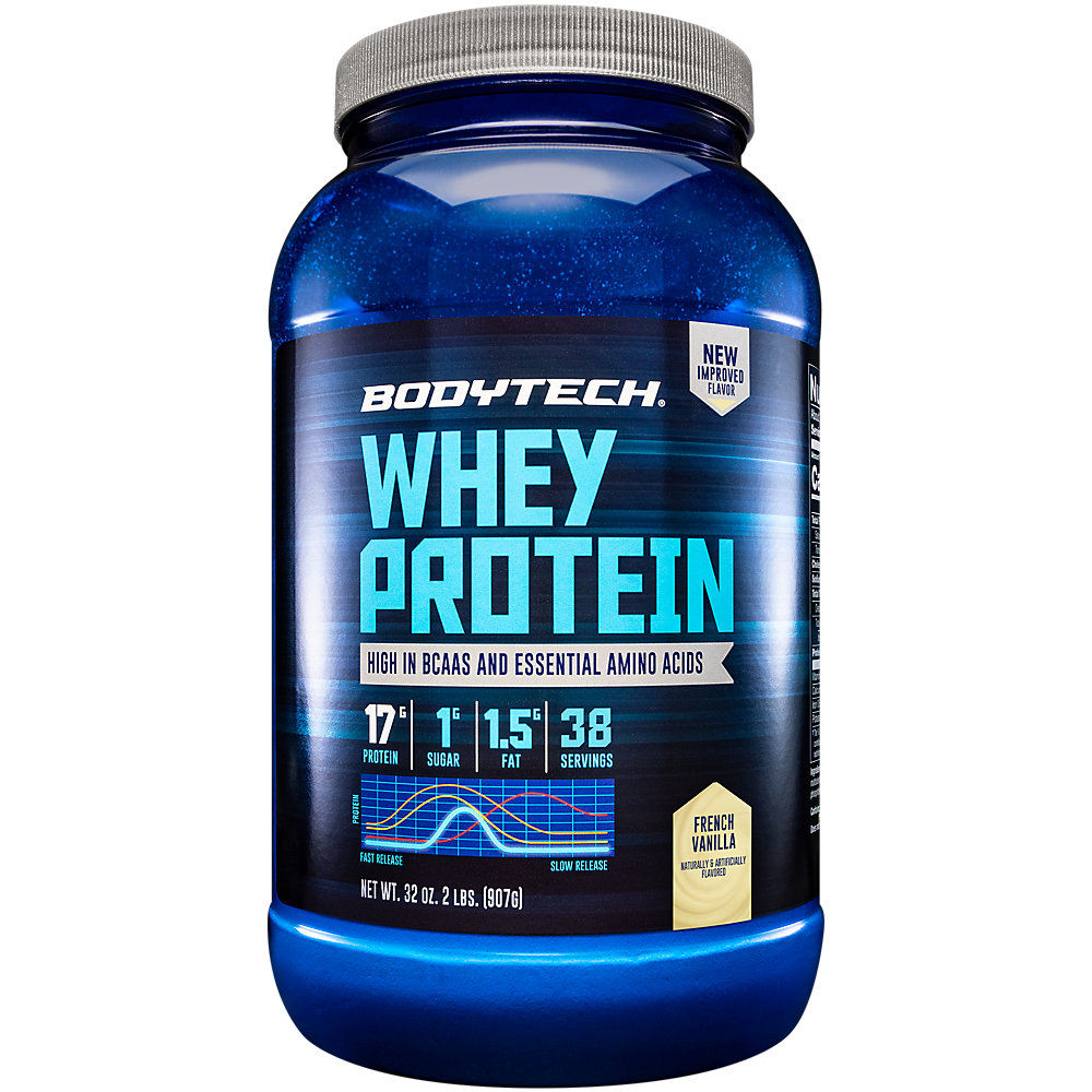 BodyTech Whey Protein Powder With 17 Grams of Protein per Serving Amino