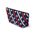 thumbnail image 4 of Red Blue White T-bottom Accessory Pouch Makeup Bag Cosmetic Bag Gift of Her, 4 of 6