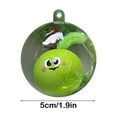 thumbnail image 3 of cpengpj Festive -Shaped Christmas Ball Ornament, Red/Green PVC Hanging Decoration for Holiday Tree Decor, 5cm Lightweight Holiday Decor, 3 of 6