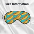 thumbnail image 4 of Uemuo Hot Dogs 8 Pattern Sleep Eye Mask - Light Blocking Sleep Mask Blocking Out Light Perfectly, Soft and Comfortable Night Eye Mask, Eye Blinder, 4 of 7