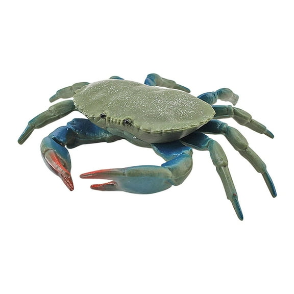 Crab Toy, Plastic Crab Bath Toy, Realistic Blue Crab Toy, Durable and Lightweight, Colorful and Long-Lasting, Good for Bar Decoration, Aquarium, Educational & Fun Toy