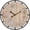 Natural, variant on MODE HOME 24 Inch Large Farmhouse Wall Clock, Silent Non-Ticking Wood and Metal Decorative Clock, Rustic Dark Brown Round Wall Clock for Living Room, Kitchen, Bedroom