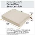 thumbnail image 3 of Cojín de asiento exterior Classic Accessories Montlake 53 x 48 x 8 cm, 3 of 9