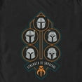 thumbnail image 2 of Men's Star Wars: The Mandalorian Strength is Survival Graphic Tee Black Large, 2 of 5