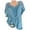Blue, variant on Aloohaidyvio Tops for Women,Women Top Short Sleeves V-Neck Casual Blouse Pullover Blouses Shirts