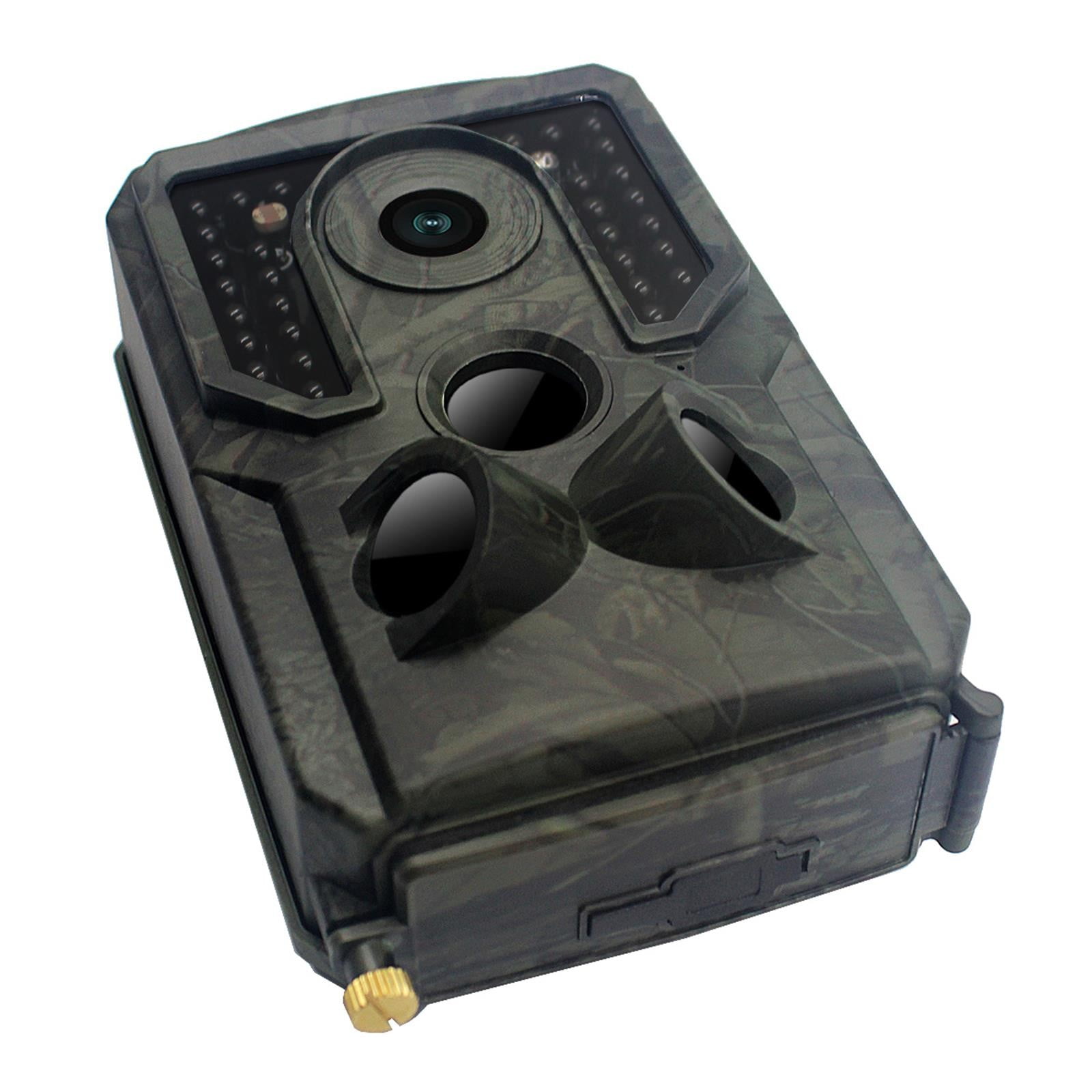 Outdoor PIR Trail Monitoring Camera With 16MP HD Imaging, Infrared Night Vision, IP54 Weather Resistance, Long Standby On AA Batteries, Interval And Motion Capture For Wildlife Surveillance