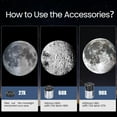 thumbnail image 4 of BSHAPPLUS® Telescope,50/360mm Refractor Telescope,18X-90X Magnification Telescopes with Tripod,Portable Astronomy Telescope for Kids,Adults,Beginners, 4 of 8