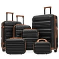 thumbnail image 5 of 6-Piece ABS Hardshell Luggage Set - Lightweight & Durable Suitcases with Dual Spinner Wheels, Carry-On & Check-In Sizes for Travel & Business, 5 of 9