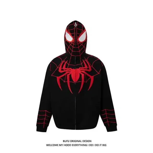 Spiderman Männer und Frauen Paare neue vielseitige Retro personalisierte bestickte bedruckte Strickjacke lose Kapuzen-Sweatshirt-Jacke