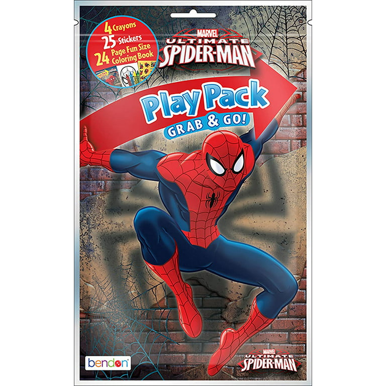 (24 PACK) Grab & Go Play Packs Kids Coloring Books with Coloring Utensils  Bulk Party Favor Set for Boys Girls - Princess, Superhero, Cartoon