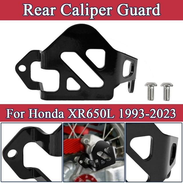 ALLTIMES Rear Caliper Guard for Honda XR650L 1993-2023, CNC 6061 Aluminum Anodizing Painted