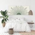 thumbnail image 5 of Sage Green Boho Sun Wall Art Set of 3, Framed Canvas Wall Art Sun Rising on the Horizon Geometric Nature Illustrations Line Art Wall, Mid-Century Modern Prints Sage Green Wall Decor for Living, 5 of 6