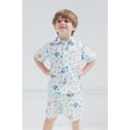 thumbnail image 2 of Conjunto de camisa y pantalones cortos hawaianos Bluey Bingo Muffin 5T, 2 of 8