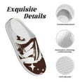 thumbnail image 5 of Wukai Vintage Husky Dog Print Women's Indoor Bedroom Slipper Slip On Shoes, Unisex House Shoes with Anti-Skid Sole for Men, Gift for Women Men-46/47, 5 of 7