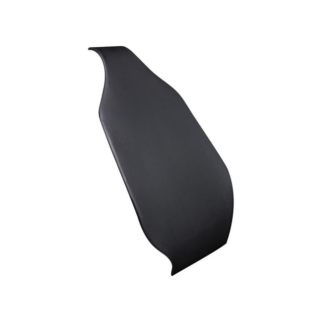 Cojín de apoyo lumbar para coche, cómodo, resistente al desgaste, de piel sintética, antideslizante, fácil de usar. Negro