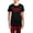 With Red Plaid Pant, variant on CafePress - BAKA / Fool In Japanese Hiragana Script Women's Da - Women's Short Sleeve Print T-Shirt and Pants Dark Cotton Pajama Set
