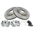 thumbnail image 2 of TRQ Front Brake Pad & Rotor Kit Brake Caliper Brake Pads Brake Rotor Semi-Metallic Vented Fits Select 2013-2014 Honda Fit, 2 of 6