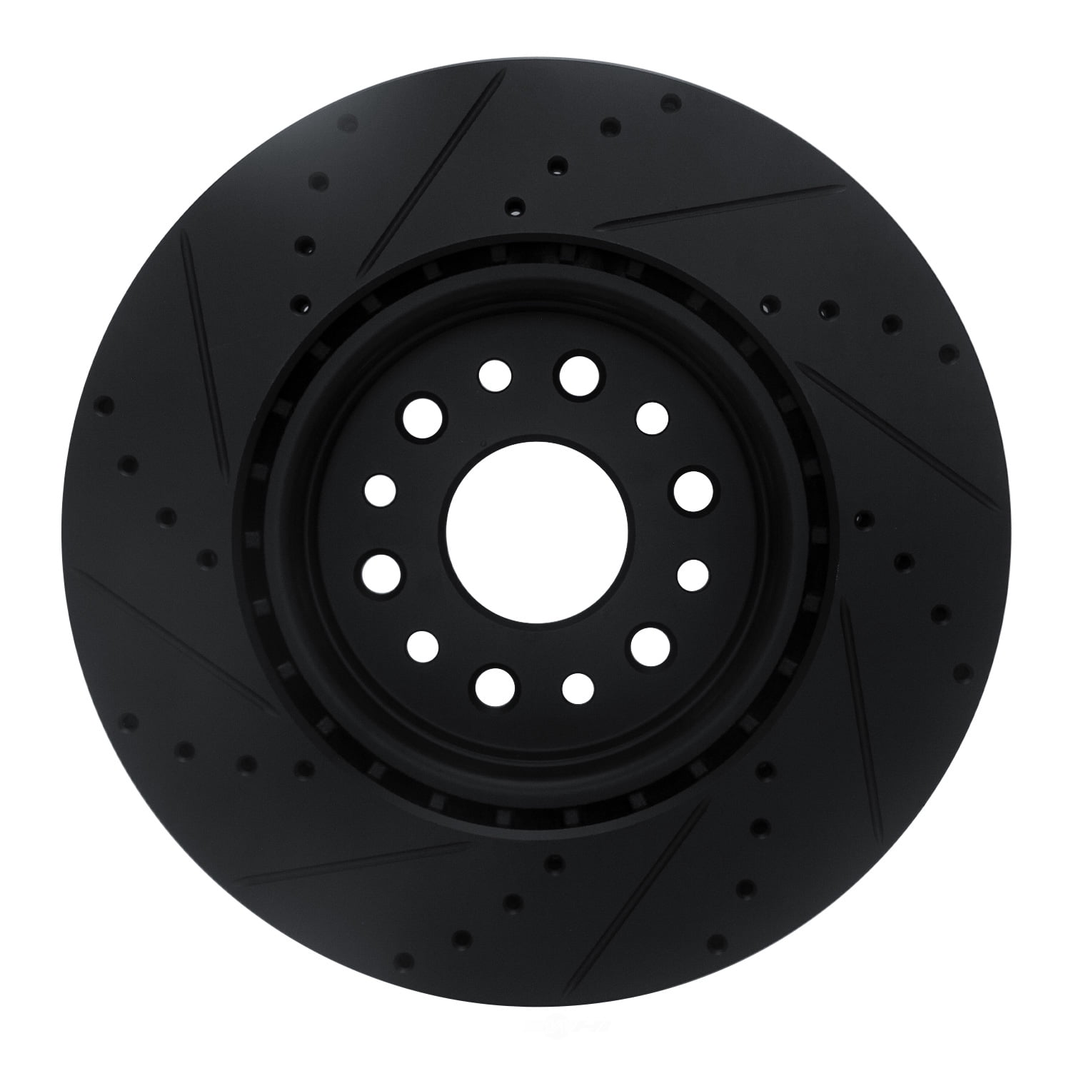 Dynamic Friction Company 633-40120R DFC Brake Rotor - Drilled And Slotted - Black