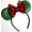 White, variant on CLGIFT Christmas mouse Ears headband  pick your color   Holiday mouse Ears  Christmas white mouse Ears
