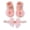 Orange, variant on Wdgfv Walking for Baby Girl Children Kids Socks Soft Bottom Toddler Shoes Socks Bowkot Princess Socks Floor Socks Hairband