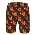 thumbnail image 4 of Kdxio Cute Squirrel Pattern Mens Casual Shorts - Drawstring Summer Beach Sports Shorts for Men, 4 of 9