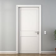 2 Set of 20" x 20" and 20" x 30" Pre-Cut Accent Wall Molding Trim Kit, Peel and Stick Premade Wainscoting Panels for Interior Decoration, to Assemble Chair Rail Moulding