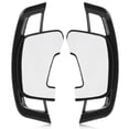 thumbnail image 1 of Par de extensiones de palanca de cambios, cubierta de cambio de volante apta para MK7 MK7.5 R 2013-2020, color negro, 1 of 5