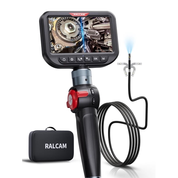 Boroscopio Ralcam de doble lente articulada, sonda delgada de 6,5 mm, 5 m