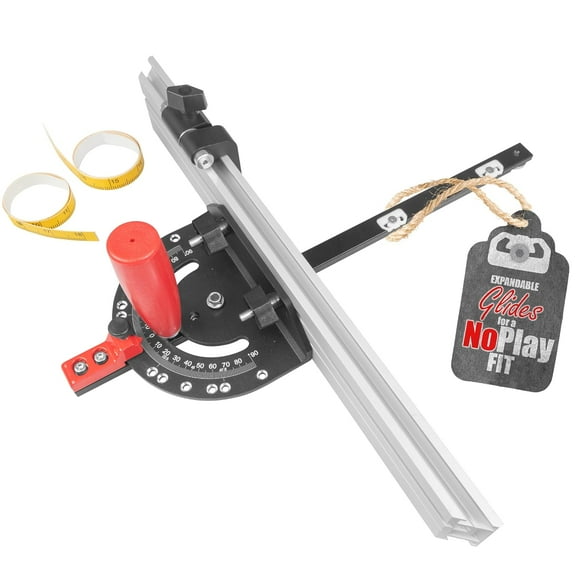 NO PLAY MITER GAUGE AND FENCE SYSTEM
