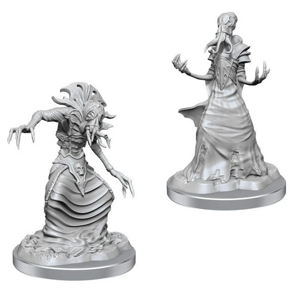WizKids WZK90527 20 mm Dungeons & Dragons Nolzurs Marvelous W18 Mind Flayers Miniatures Set