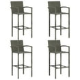 thumbnail image 3 of vidaXL 5 Piece Garden Bar Set Grey, 3 of 4