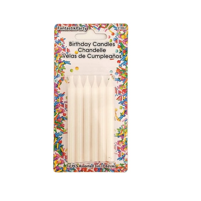 Fantastik Party Birthday Candle Iridescent