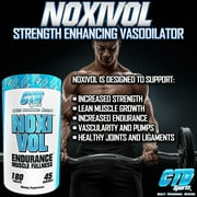 CTD Sports Noxivol 180 Tablets - Nitric Oxide Booster for Strength and Stamina - Enhance Performance