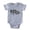 Heather Grey, variant on CafePress - Ant - Cute Infant Baby Football Bodysuit