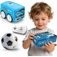 thumbnail image 1 of Magic Mini RC Bus, 2026 Upgraded Smart Gesture & Remote Control Sensor Car with Auto-Avoidance and Line Tracking, LED Expression Lights, Interactive Desktop RC Vehicle Toy for Kids (Blue), 1 of 8