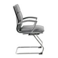 thumbnail image 4 of Boss Executive Fauteuil d'Invité CaressoftPlus avec Chrome Métallique, 4 of 7